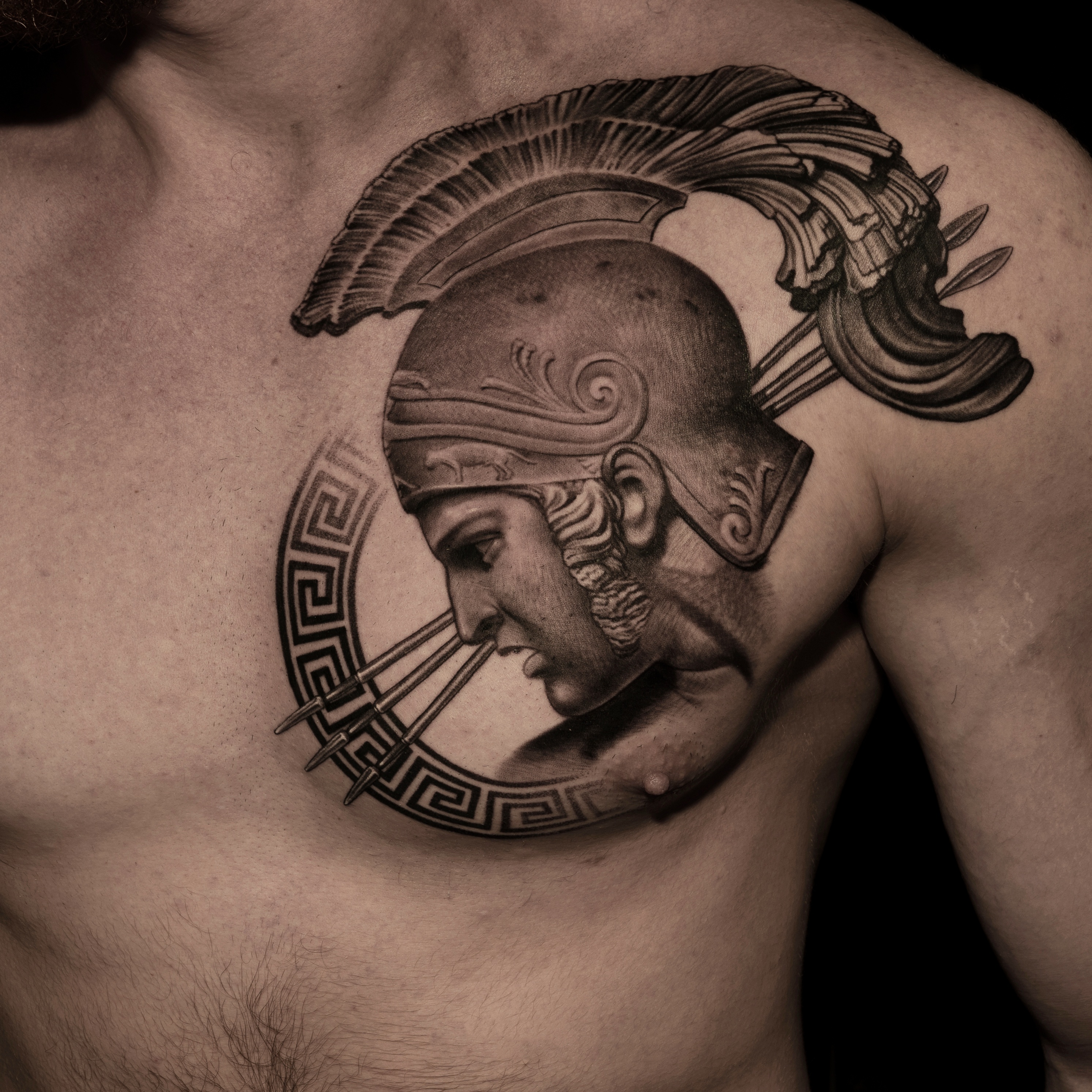 Tato realism berskala besar — studio Samadhi Uluwatu Bali