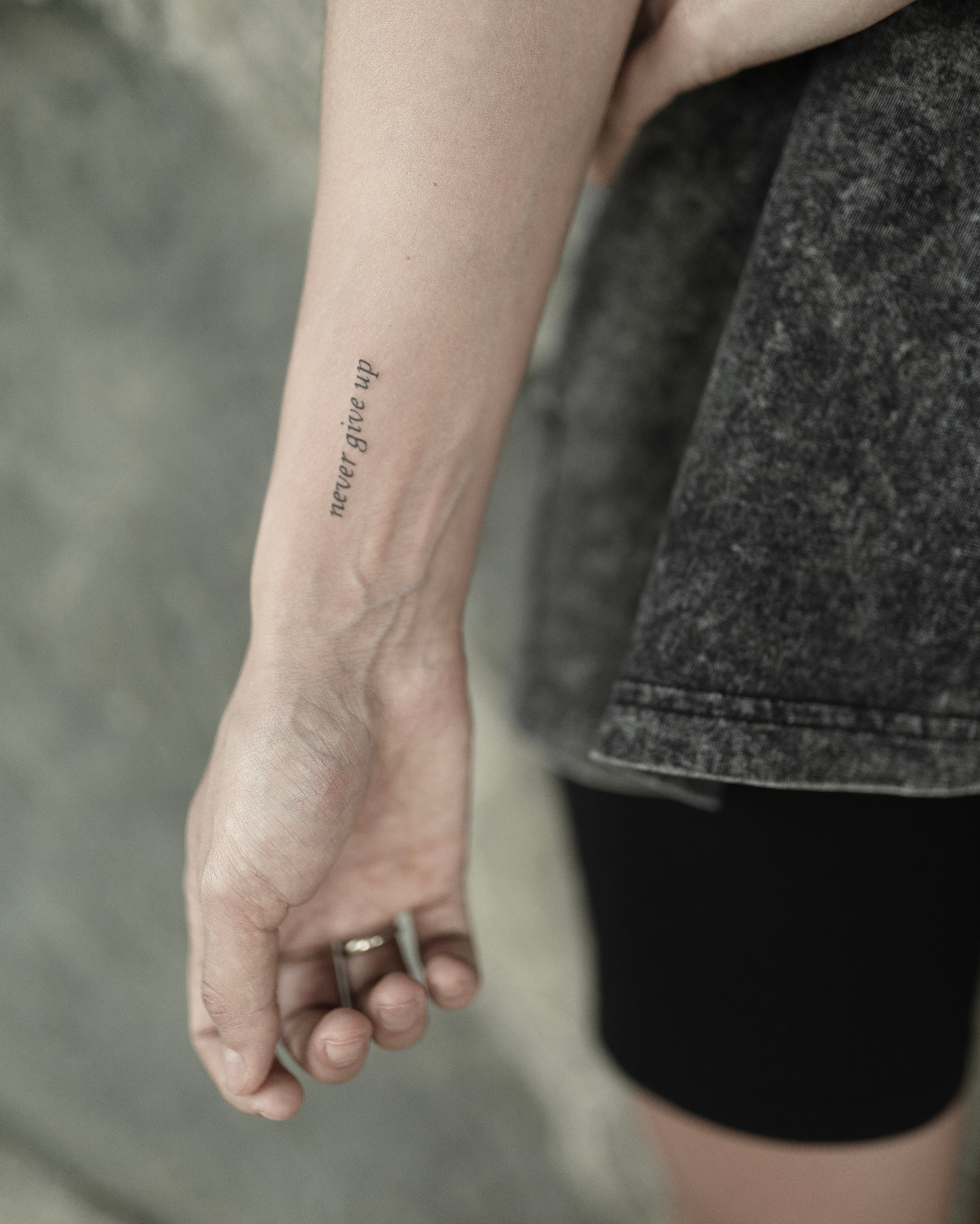Fine line tattoo — single needle, Samadhi Uluwatu Bali
