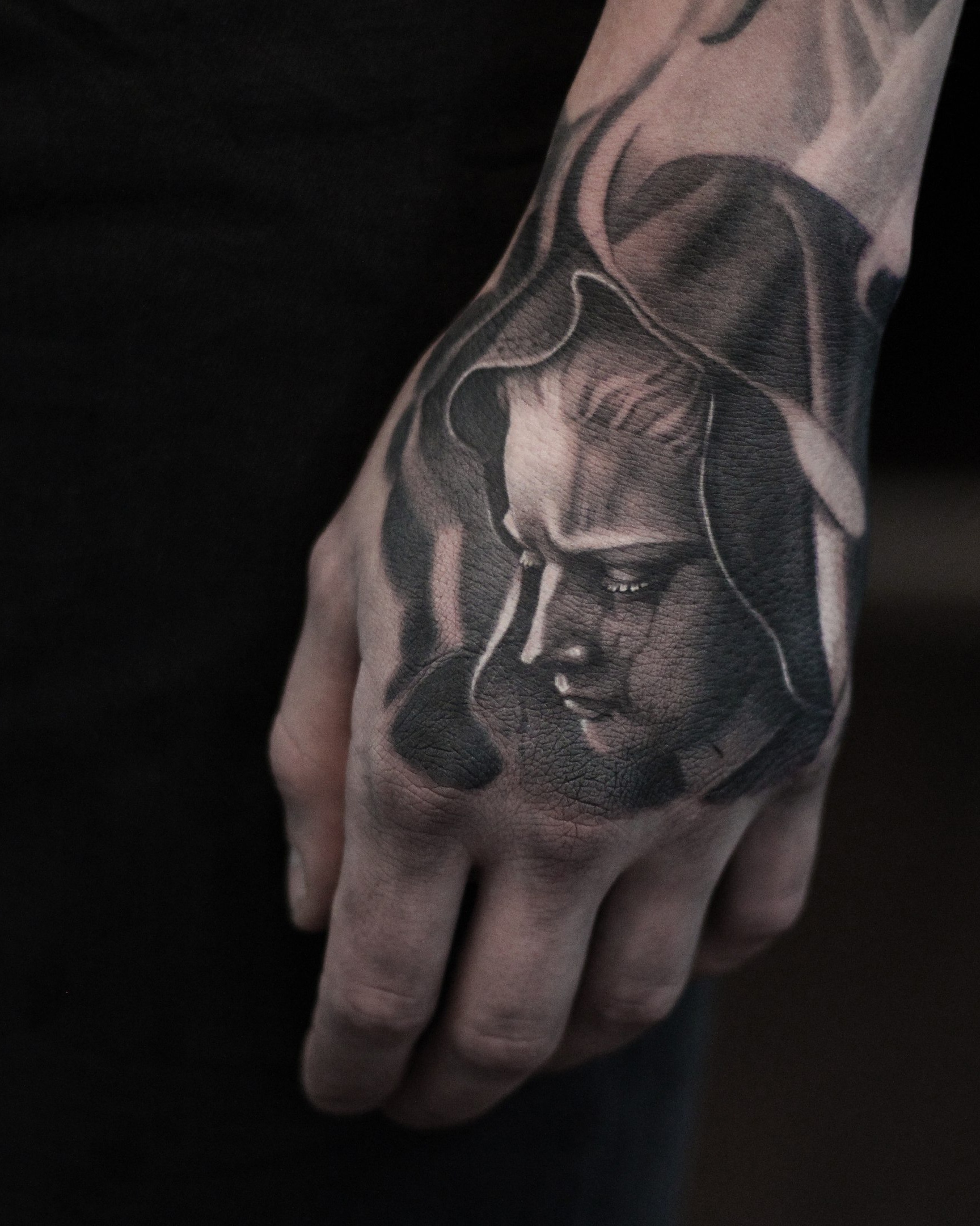 Tato realism berskala besar — studio Samadhi Uluwatu Bali